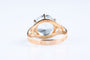 Bague 54 Bague topaze bleue en or blanc 18K 58 Facettes BGTOPOC613-107