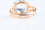 Bague 54 Bague topaze bleue en or blanc 18K 58 Facettes BGTOPOC613-107