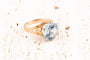 Bague 54 Bague topaze bleue en or blanc 18K 58 Facettes BGTOPOC613-107