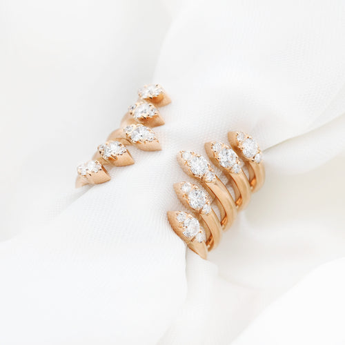 Bague Bague fantaisie en or 18 carats sertie de diamants (0,50 carat) 58 Facettes 22430