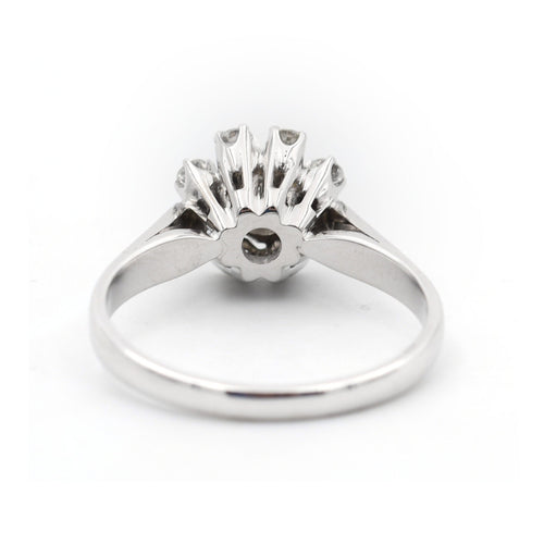 Bague Bague marguerite en or 18 carats avec diamants 58 Facettes 22438