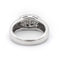 Bague Bague en or blanc 18 carats sertie de diamants pavés (0,62 ct) 58 Facettes 22450