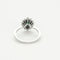 Bague 53 Bague marguerite or blanc, émeraude et diamants 58 Facettes GU178