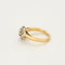 Bague 50 Bague marguerite deux ors, diamants 58 Facettes COG04964