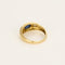 Bague 51.5 Bague jonc en or jaune 18K avec saphir 1 ct et diamants 58 Facettes ENG10872X2