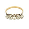Bague 54 Bague jarretière deux ors, diamants taille ancienne 58 Facettes MAR1092
