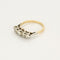 Bague 54 Bague jarretière deux ors, diamants taille ancienne 58 Facettes MAR1092