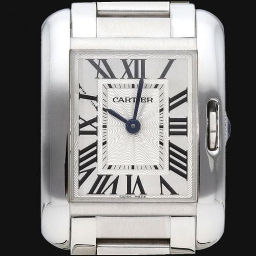Montre Cartier Montre Tank Anglaise Pm 58 Facettes MT45716
