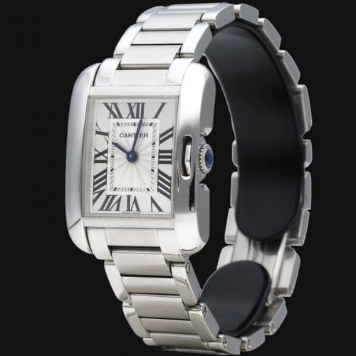 Montre Cartier Montre Tank Anglaise Pm 58 Facettes MT45716