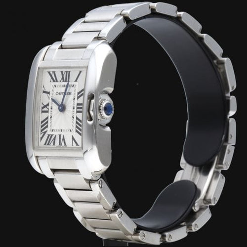 Montre Cartier Montre Tank Anglaise Pm 58 Facettes MT45716