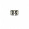 Bague Hermès - Bague en argent 925 modèle ouvert à attaches croisillons 58 Facettes REF2521-288