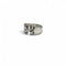 Bague Hermès - Bague en argent 925 modèle ouvert à attaches croisillons 58 Facettes REF2521-288