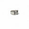 Bague Hermès - Bague en argent 925 modèle ouvert à attaches croisillons 58 Facettes REF2521-288