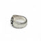 Bague Hermès - Bague en argent 925 modèle ouvert à attaches croisillons 58 Facettes REF2521-288