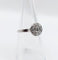 Bague 53 Bague marguerite Art déco en platine et diamants 0,55 ct 58 Facettes A06699