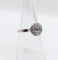 Bague 53 Bague marguerite Art déco en platine et diamants 0,55 ct 58 Facettes A06699
