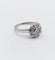 Bague 53 Bague marguerite Art déco en platine et diamants 0,55 ct 58 Facettes A06699