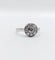 Bague 53 Bague marguerite Art déco en platine et diamants 0,55 ct 58 Facettes A06699