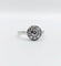Bague 53 Bague marguerite Art déco en platine et diamants 0,55 ct 58 Facettes A06699