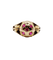 Bague 55.5 Bague dôme en or rose 18k aux rubis synthétiques, circa 1950 58 Facettes A06700