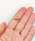 Bague 55.5 Bague dôme en or rose 18k aux rubis synthétiques, circa 1950 58 Facettes A06700
