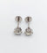 Boucles d'oreilles Puces d’oreilles en or blanc 18k avec diamants taille ancienne 2,00 ct 58 Facettes A06701