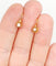 Boucles d'oreilles Dormeuses anciennes en or 18k serties d’une perle (circa 1900) 58 Facettes A06705