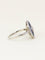 Bague 50 Bague Art déco en or blanc 18 carats, diamants et saphirs calibrés 58 Facettes 1199.8