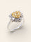 Pendentif Bague Diamant coeur jaune Fancy Yellow 1 carat convertible Pendentif 58 Facettes 1214.2