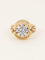 Bague 57 Bague fil or jaune diamants 58 Facettes 1233.2