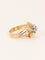 Bague 57 Bague fil or jaune diamants 58 Facettes 1233.2