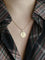 Pendentif BRANDT Médaille Ange en or jaune 58 Facettes 1224.2