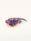 Broche Broche trembleuse or argent améthyste diamants taille rose 58 Facettes 1170.3