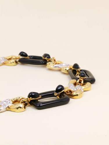Collier Collier à transformation or jaune onyx diamants 58 Facettes 1242.2