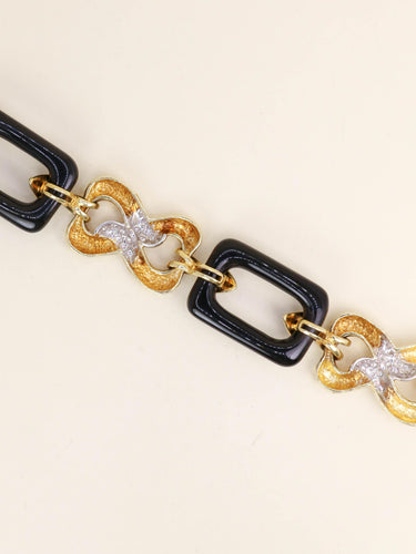 Collier Collier à transformation or jaune onyx diamants 58 Facettes 1242.2