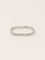 Bague 54 DINH VAN Alliance carrée or blanc 58 Facettes 1206.1BIS
