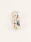 Boucles d'oreilles Double clips coquillage or blanc perles fines 58 Facettes 1232.2