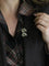 Boucles d'oreilles Double clips coquillage or blanc perles fines 58 Facettes 1232.2