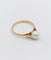 Bague 50 Bague Art déco en or rose 18k ornée d'une perle 58 Facettes A06713