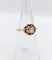 Bague 51.5 Bague solitaire antique en or rose 18k avec diamant taille ancienne 58 Facettes A06717