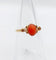 Bague 52 Bague Art déco en or 18k au cabochon de corail 58 Facettes A06719