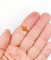Bague 52 Bague Art déco en or 18k au cabochon de corail 58 Facettes A06719