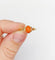 Bague 52 Bague Art déco en or 18k au cabochon de corail 58 Facettes A06719
