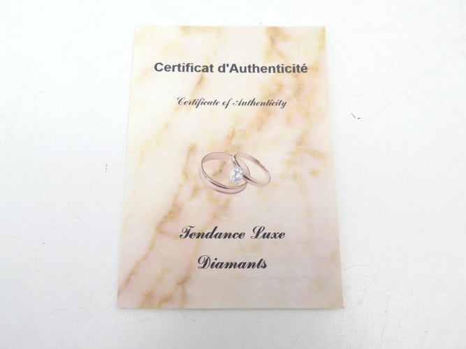 Bague 53 bague sertie saphir 1.33 ct & diamants 0.58 ct 53 en or blanc 3.15 gr 58 Facettes 273386
