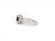 Bague 53 bague sertie saphir 1.33 ct & diamants 0.58 ct 53 en or blanc 3.15 gr 58 Facettes 273386