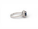 Bague 53 bague sertie saphir 1.33 ct & diamants 0.58 ct 53 en or blanc 3.15 gr 58 Facettes 273386