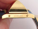 Montre vintage montre HERMES medor pm 27mm plaque or cuir epsom bleu quartz 58 Facettes 273322