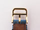 Montre vintage montre HERMES medor pm 27mm plaque or cuir epsom bleu quartz 58 Facettes 273322