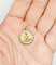 Pendentif Augis - Pendentif médaille d’amour en or rose 18k et rubis 58 Facettes A06726