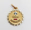 Pendentif Augis - Pendentif médaille d’amour en or rose 18k et rubis 58 Facettes A06726